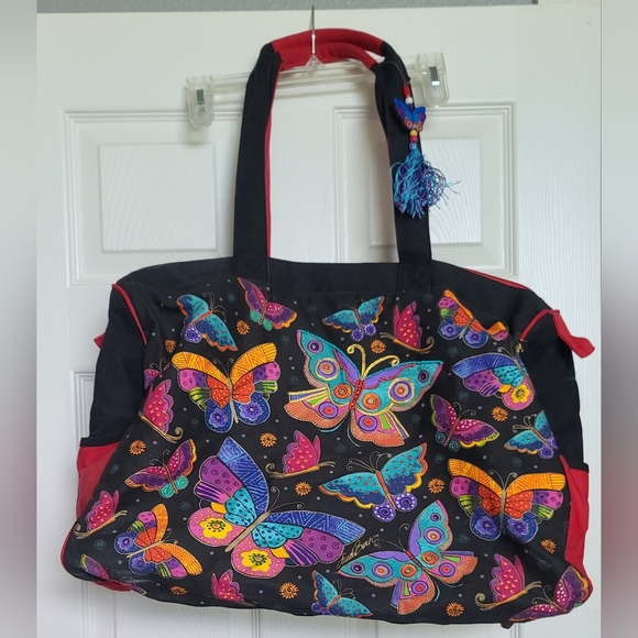 Handbags - Colorful Butterfly Tote Bag